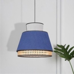 1 Lichte Jurk Lampenkap Hanglamp Bamboe Weef Verlichting