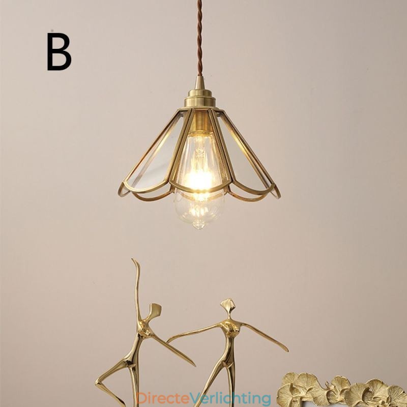 Mini glazen hanglamp moderne eenvoudige glazen plafondlamp