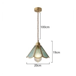 Mini glazen hanglamp moderne eenvoudige glazen plafondlamp
