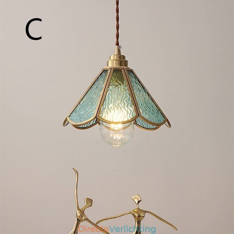 Mini glazen hanglamp moderne eenvoudige glazen plafondlamp