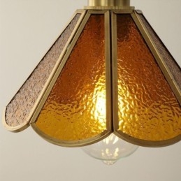 Mini glazen hanglamp moderne eenvoudige glazen plafondlamp