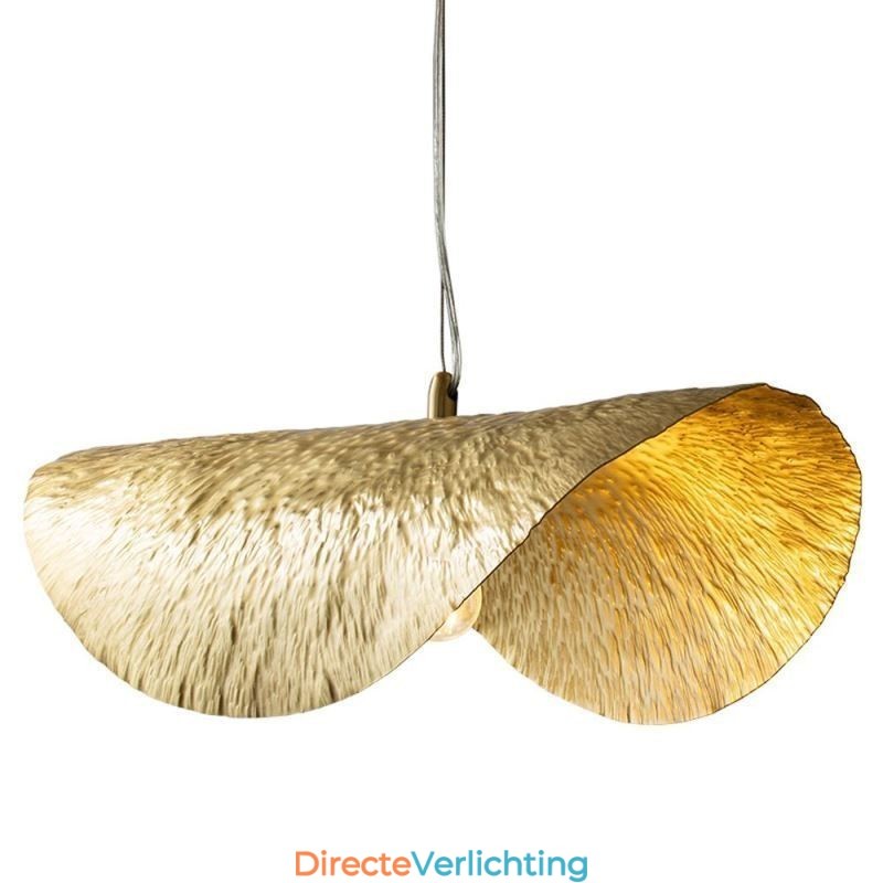 Messing hanglamp moderne minimalistische lotusblad plafondlamp