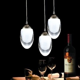 Moderne eigentijdse traditionele klassieke landelijke kroonluchter hanglamp van chroomglas