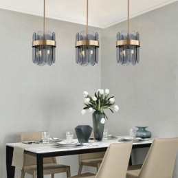 Moderne glazen hanglamp