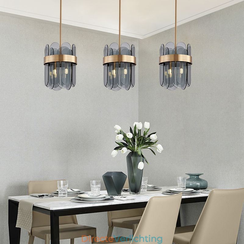 Moderne glazen hanglamp