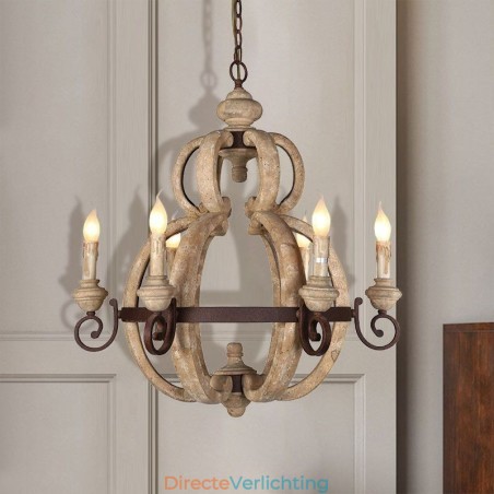 Houten hanglamp Nordic Retro plafondlamp Houten hanglamp Nordic Retro plafondlamp
