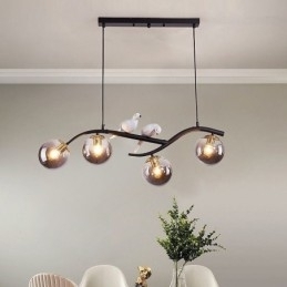 Moderne minimalistische tak hanglamp 4 lampen decoratieve lamp