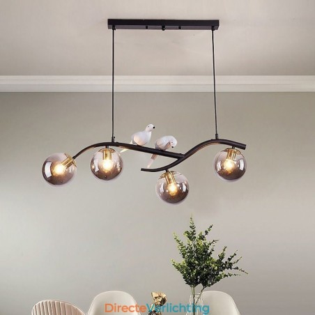 Moderne minimalistische tak hanglamp 4 lampen decoratieve lamp Moderne minimalistische tak hanglamp 4 lampen decoratieve lamp