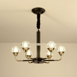 Moderne kristallen hanglamp Elegante kristallen kroonluchter
