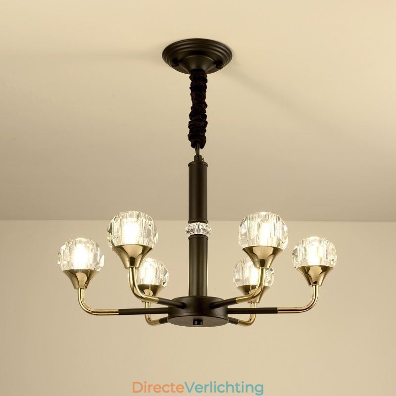 Moderne kristallen hanglamp Elegante kristallen kroonluchter