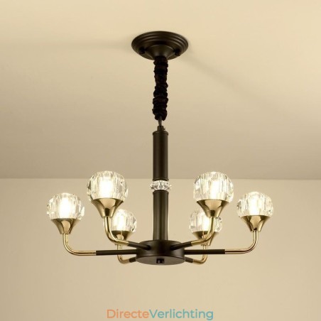 Moderne kristallen hanglamp Elegante kristallen kroonluchter Moderne kristallen hanglamp Elegante kristallen kroonluchter