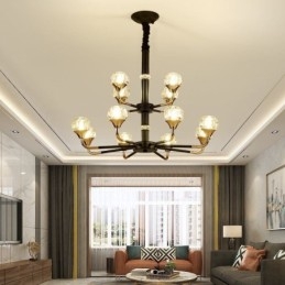 Moderne kristallen hanglamp Elegante kristallen kroonluchter