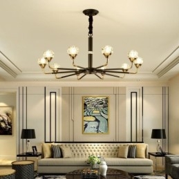 Moderne kristallen hanglamp Elegante kristallen kroonluchter