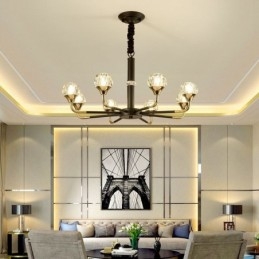 Moderne kristallen hanglamp Elegante kristallen kroonluchter
