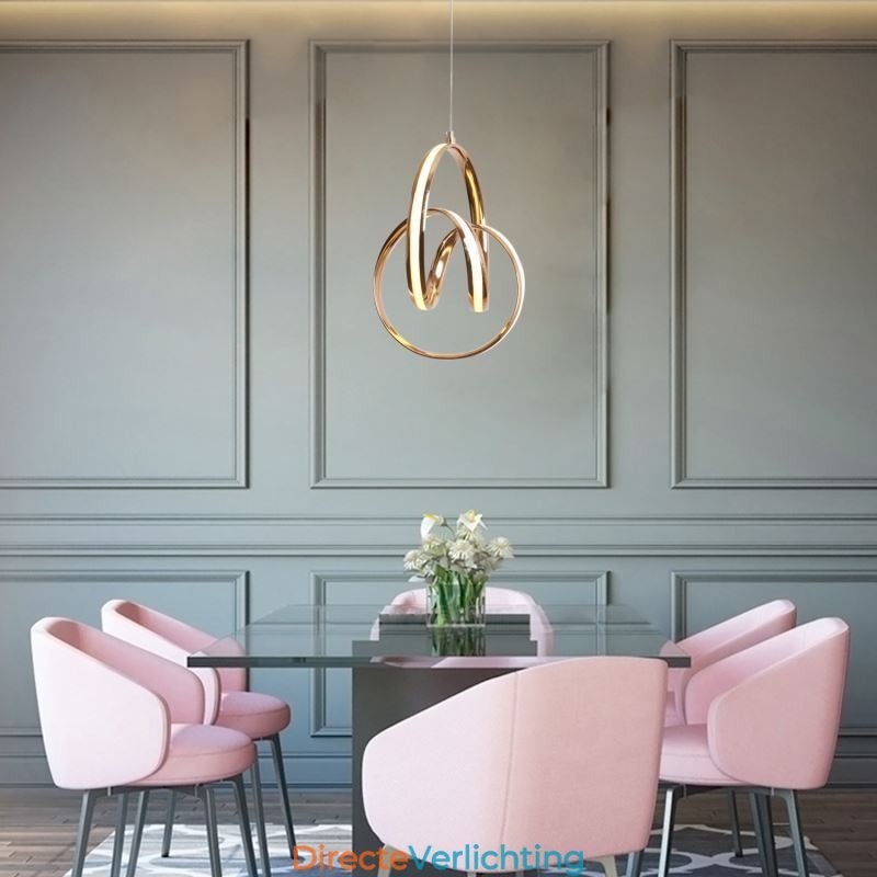 Moderne minimalistische hanglamp Unieke ronde draaibare lamp eiland