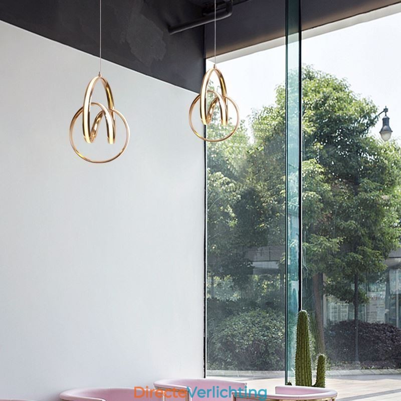 Moderne minimalistische hanglamp Unieke ronde draaibare lamp eiland