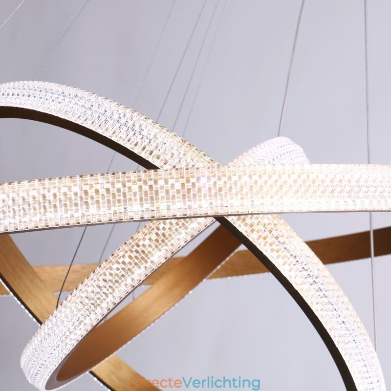Moderne hanglamp acryl 3 ringen lamp 80+60+40cm