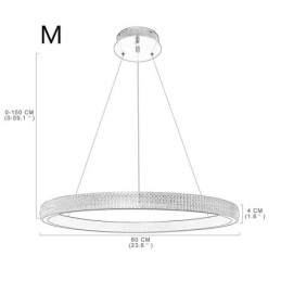 Ring Hanglamp Minimalistische Acryl Lichtarmatuur