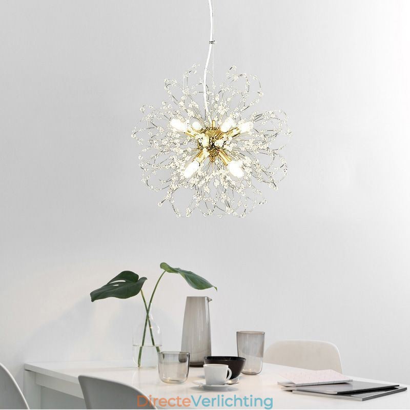 Paardenbloem Kristallen Hanglamp Elegante Kroonluchter