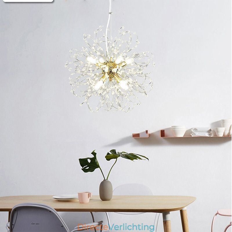 Paardenbloem Kristallen Hanglamp Elegante Kroonluchter