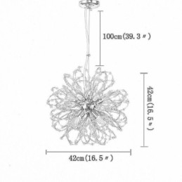 Paardenbloem Kristallen Hanglamp Elegante Kroonluchter
