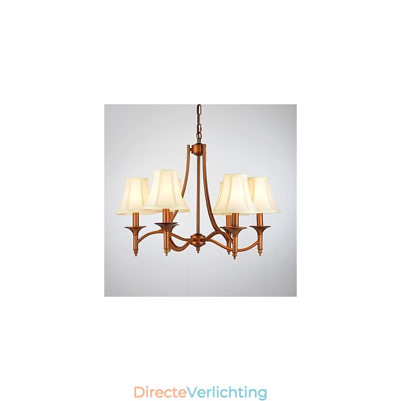 Moderne eigentijdse traditionele klassieke rustieke lodge vintage landelijke antieke messing metalen hanglamp