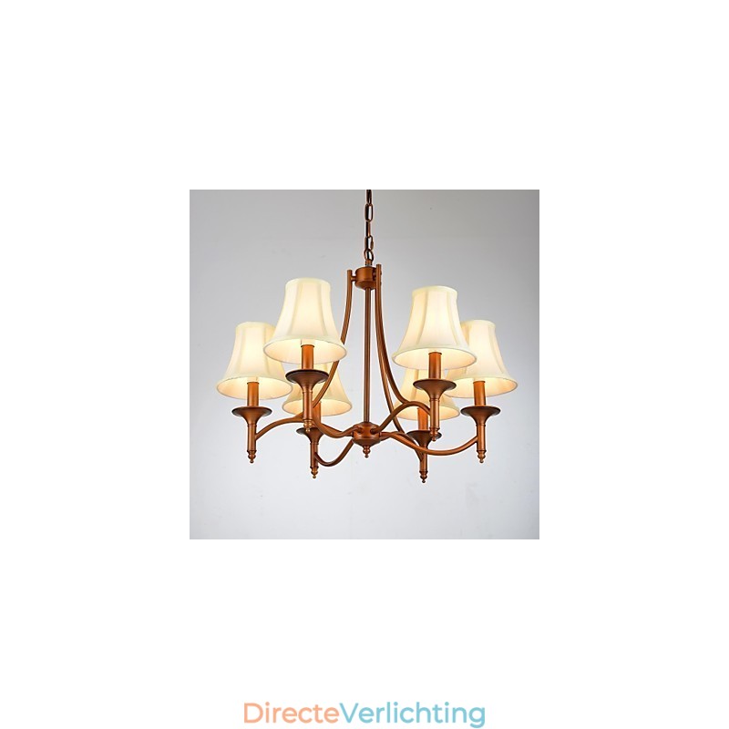 Moderne eigentijdse traditionele klassieke rustieke lodge vintage landelijke antieke messing metalen hanglamp
