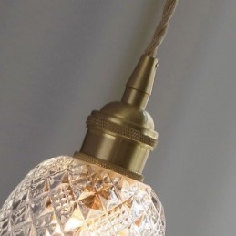 Moderne bloemen glazen hanglamp 1 licht decoratieve lamp