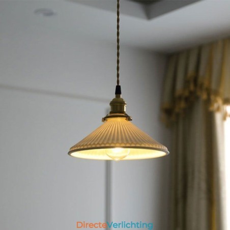 Japanse stijl keramiek hanglamp retro geplooide hanglamp Japanse stijl keramiek hanglamp retro geplooide hanglamp
