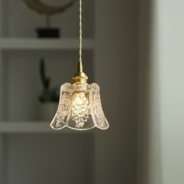 Bloem Hanglamp Minimalistische Decoratieve Glazen Lamp
