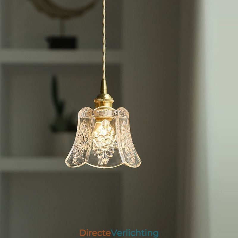 Bloem Hanglamp Minimalistische Decoratieve Glazen Lamp