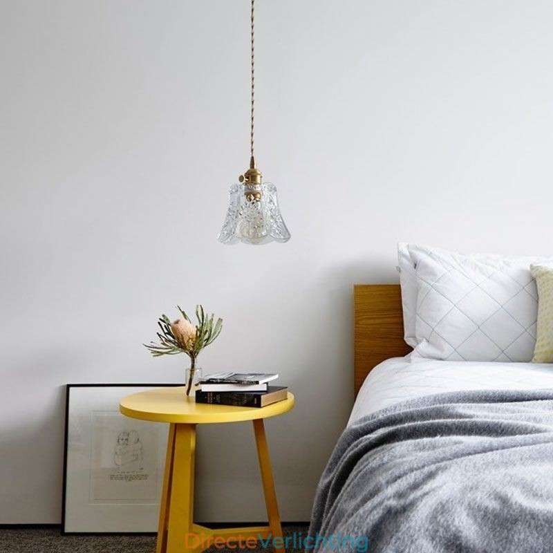 Bloem Hanglamp Minimalistische Decoratieve Glazen Lamp