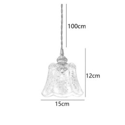 Bloem Hanglamp Minimalistische Decoratieve Glazen Lamp