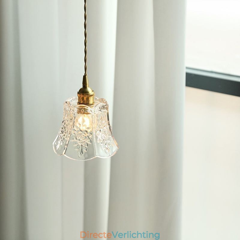 Bloem Hanglamp Minimalistische Decoratieve Glazen Lamp