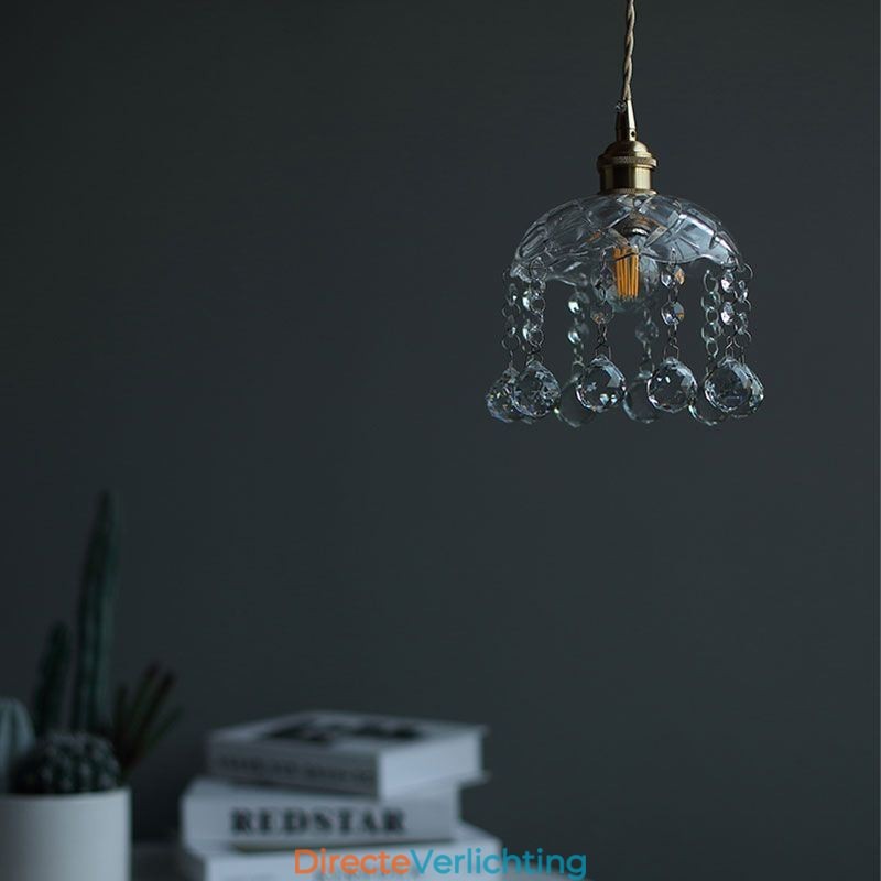 Moderne Mini Glazen Hanglamp 1 Licht Decoratief Licht Armatuur