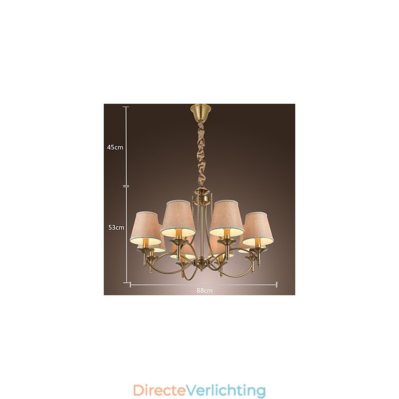 Moderne eigentijdse traditionele klassieke rustieke lodge land eiland vintage messing metalen kroonluchter