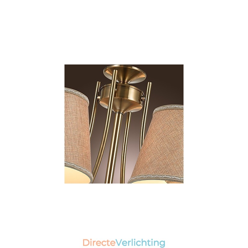 Moderne eigentijdse traditionele klassieke rustieke lodge land eiland vintage messing metalen kroonluchter