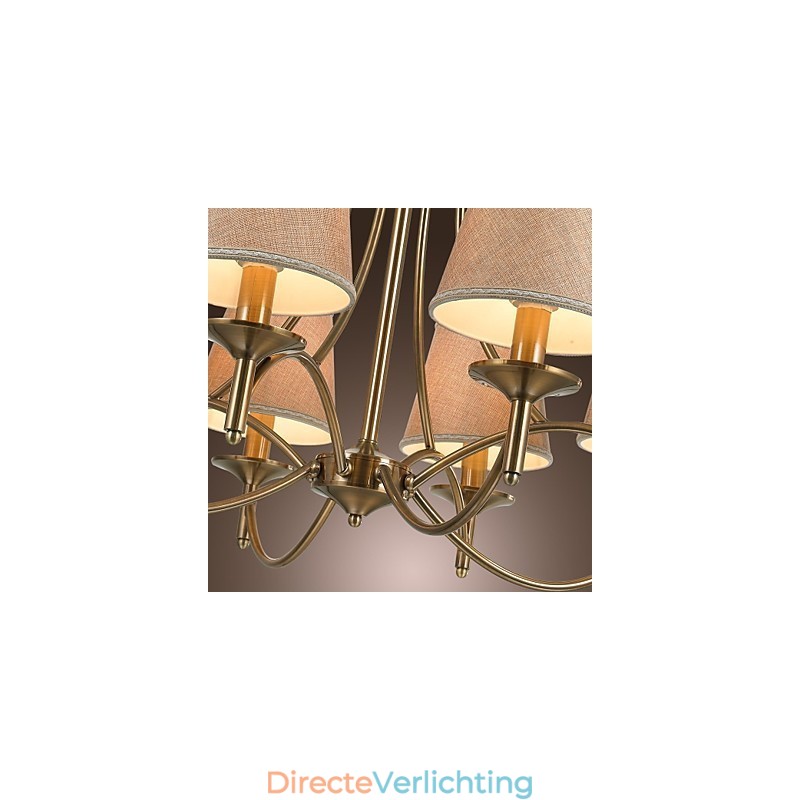 Moderne eigentijdse traditionele klassieke rustieke lodge land eiland vintage messing metalen kroonluchter