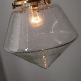 1 lichts diamanten glazen hanglamp bubbelglazen lamp