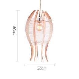 DIY Nordic houten vis hanglamp