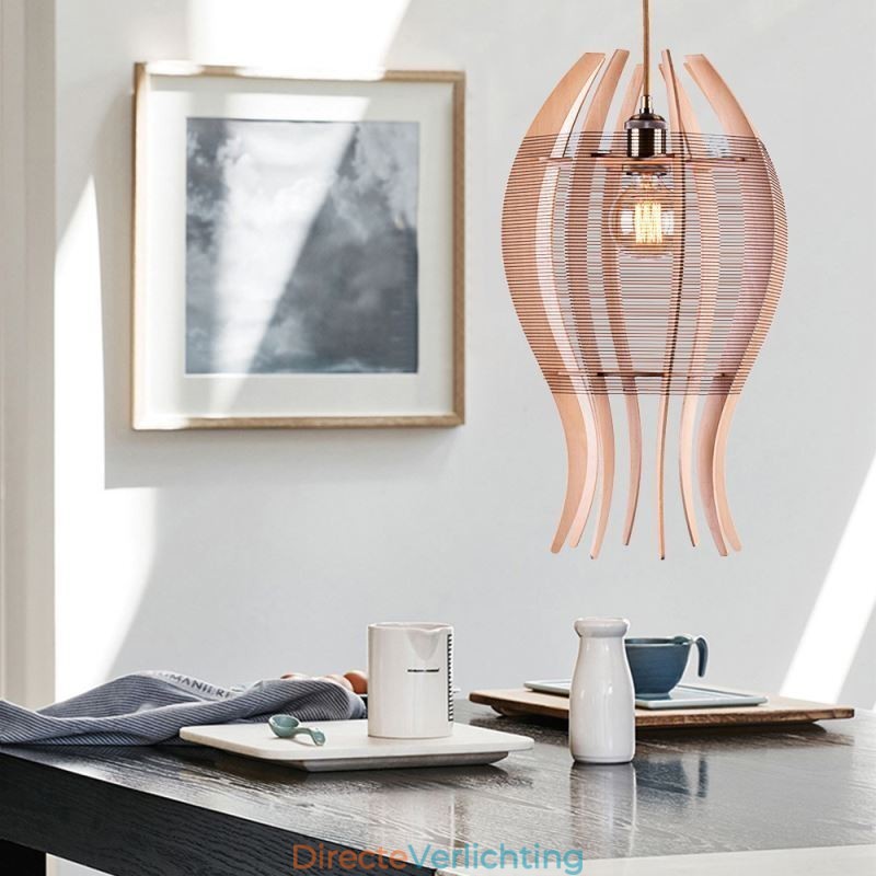 DIY Nordic houten vis hanglamp