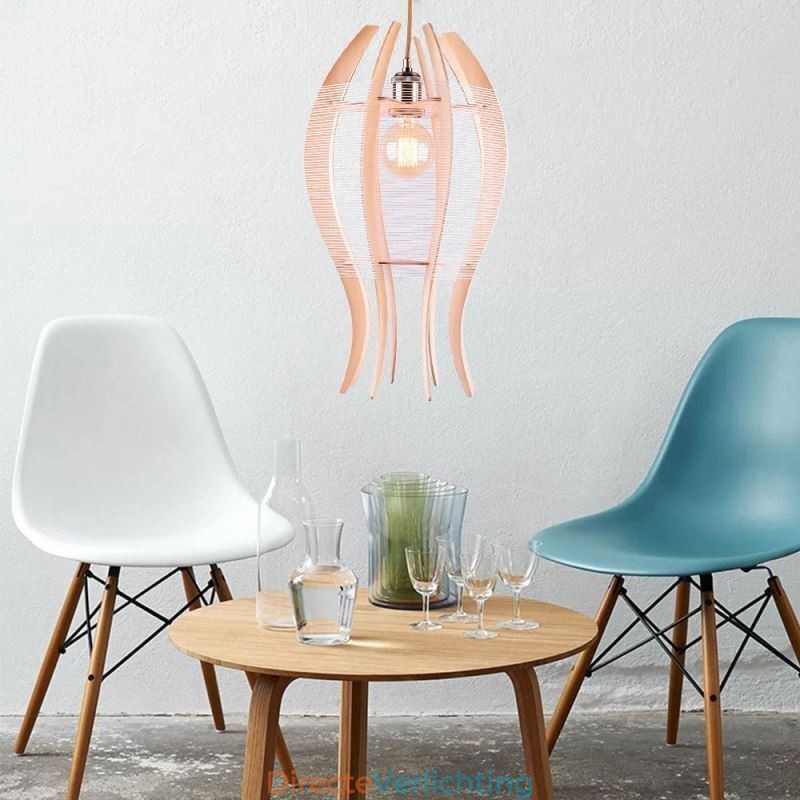 DIY Nordic houten vis hanglamp