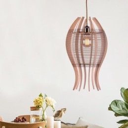 DIY Nordic houten vis hanglamp