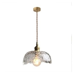Onregelmatige messing glazen hanglamp Hammer glazen plafondlamp