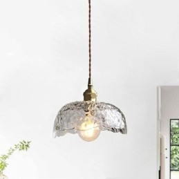 Onregelmatige messing glazen hanglamp Hammer glazen plafondlamp