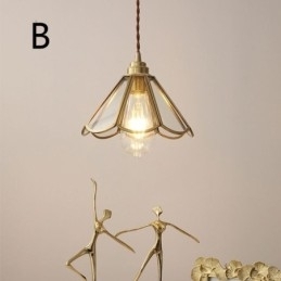 Mini glazen hanglamp moderne eenvoudige glazen plafondlamp