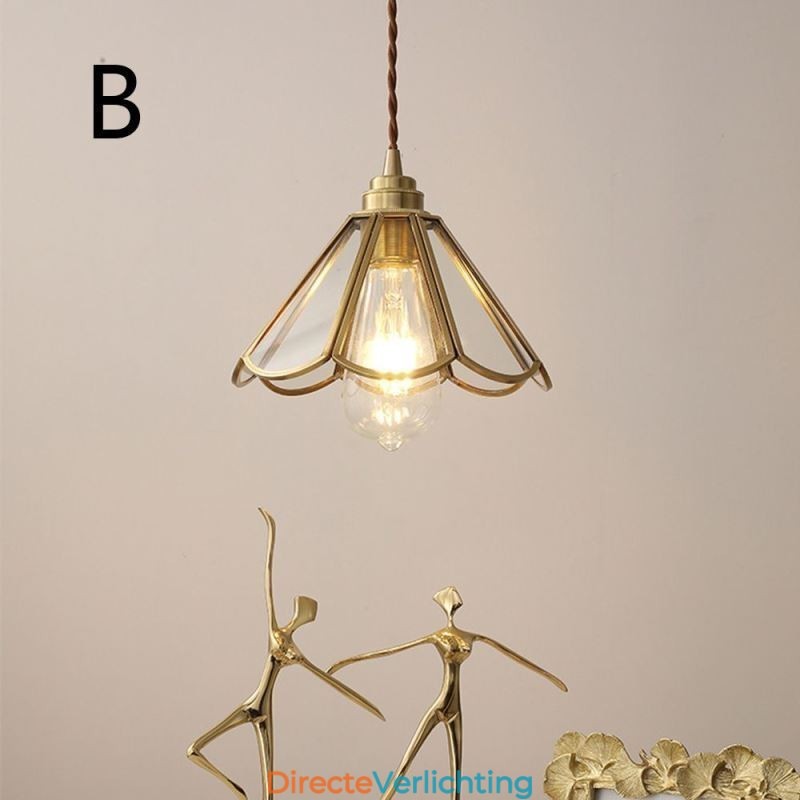 Mini glazen hanglamp moderne eenvoudige glazen plafondlamp