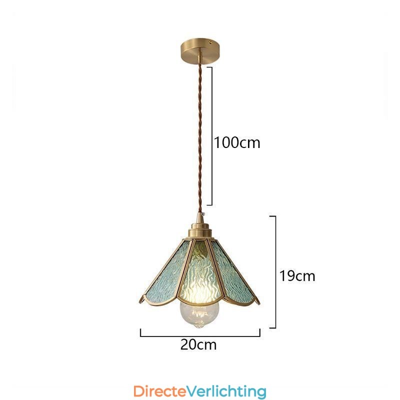 Mini glazen hanglamp moderne eenvoudige glazen plafondlamp