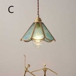 Mini glazen hanglamp moderne eenvoudige glazen plafondlamp