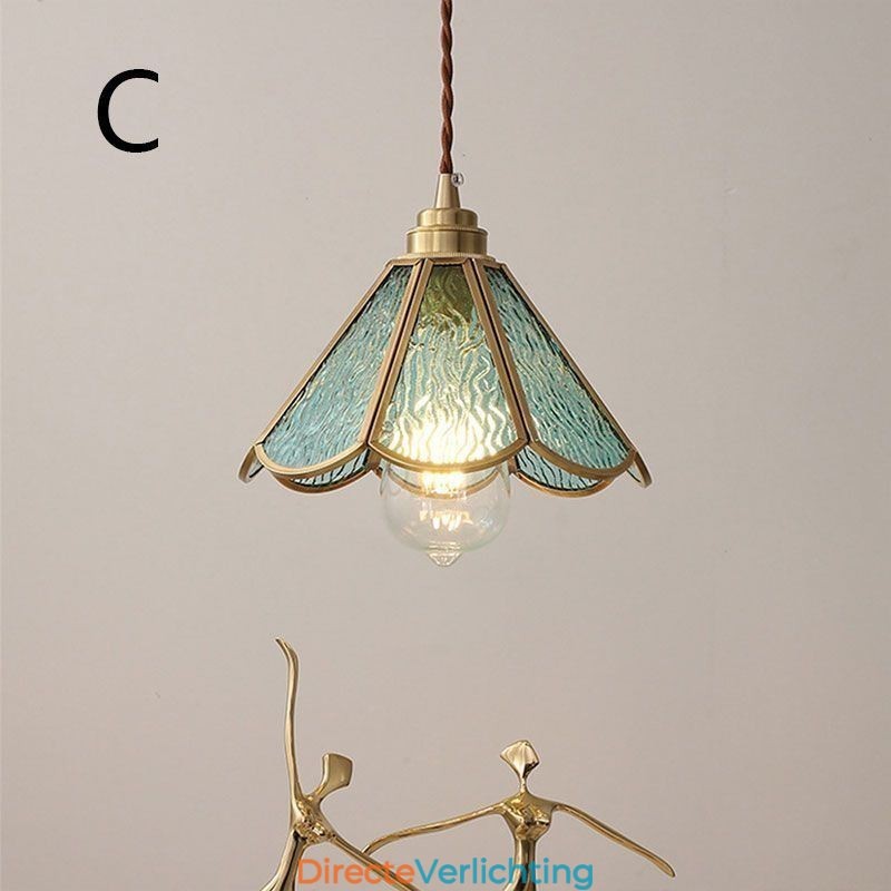 Mini glazen hanglamp moderne eenvoudige glazen plafondlamp